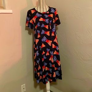 American Flag Bow Carly Dress
